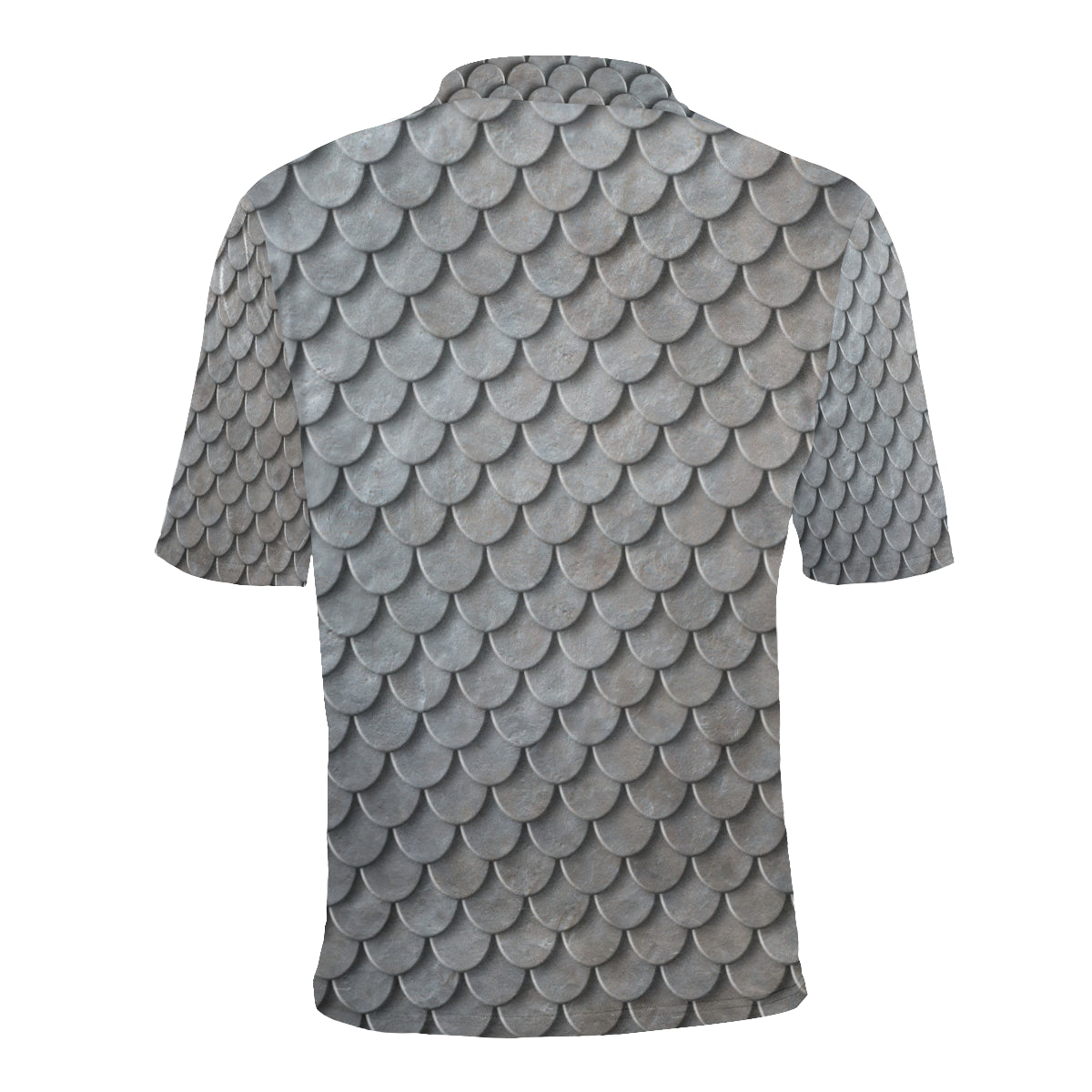 Armor Scales Pattern Print Design 03 Men Polo Shirt