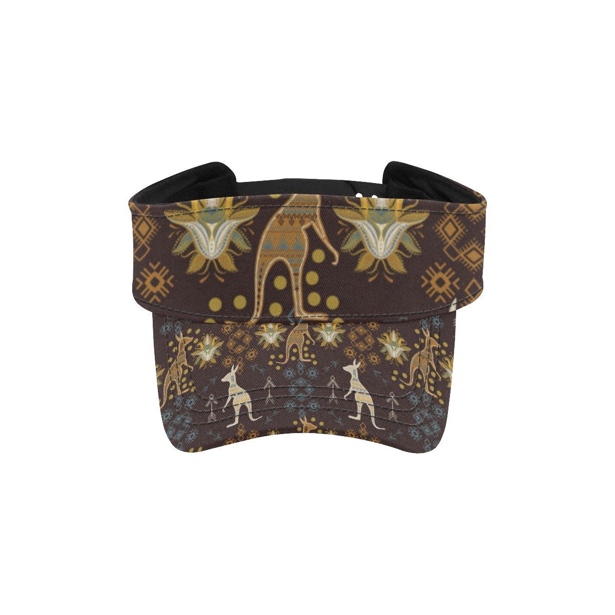Kangaroos Pattern Print Design 03 Unisex Sun Visor