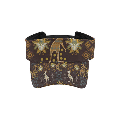 Kangaroos Pattern Print Design 03 Unisex Sun Visor