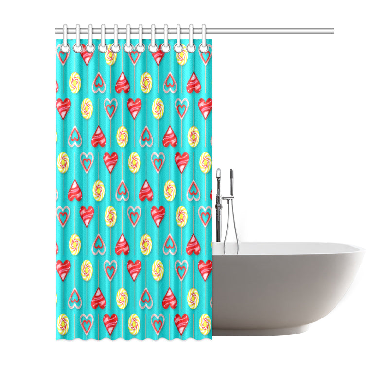 Lollipop Pattern Print Design LL06 Shower Curtain