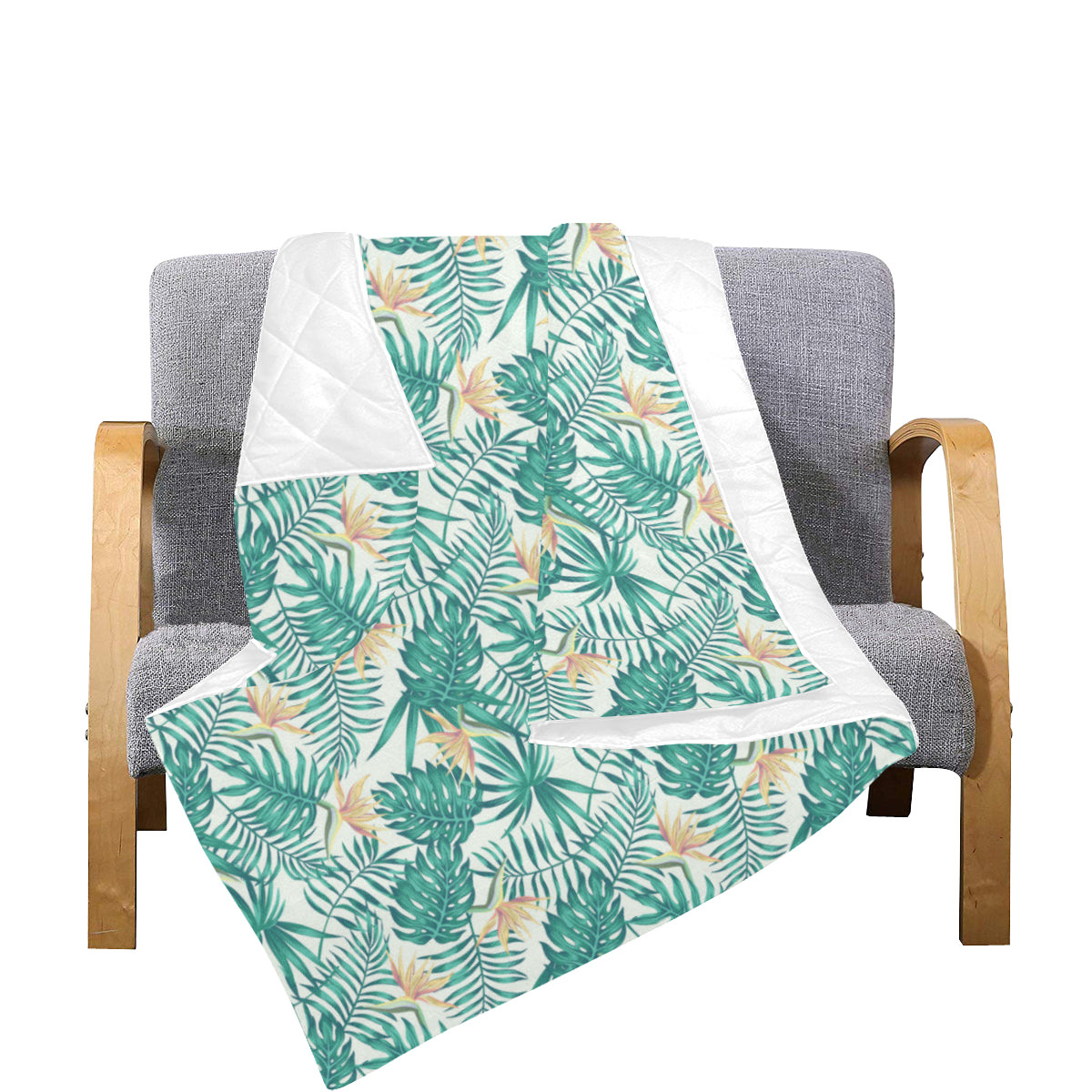 Bird Of Paradise Pattern Print Design 05 Premium Quilt