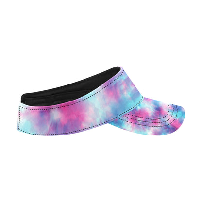 Tie Dye Blue Pink Unisex Sun Visor