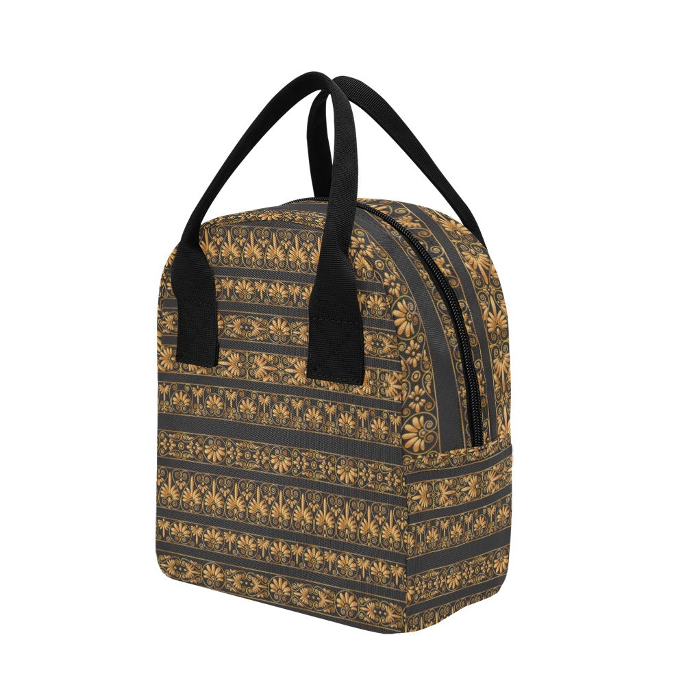 Ancient Greek Print Design LKS303 Insulated Lunch Bag