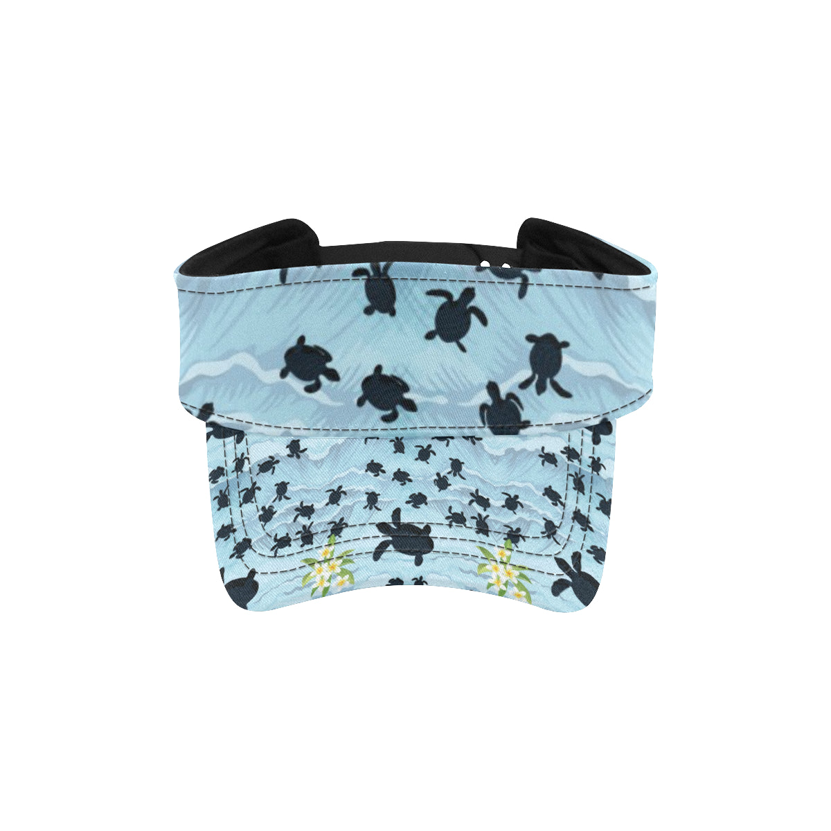 Sea Turtle Pattern Print Design T011 Unisex Sun Visor