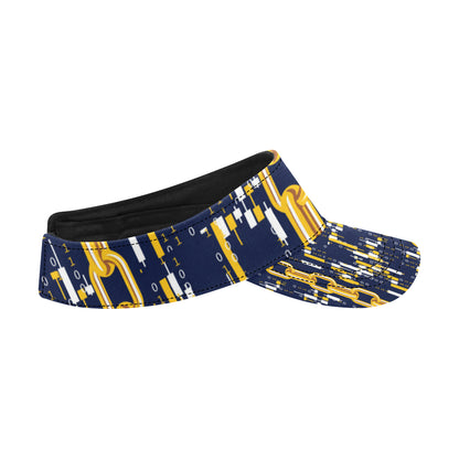 Cryptocurrency Chain Pattern Print Design 03 Unisex Sun Visor