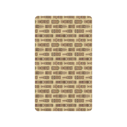 Totem Tiki Style Themed Design Rubber Doormat