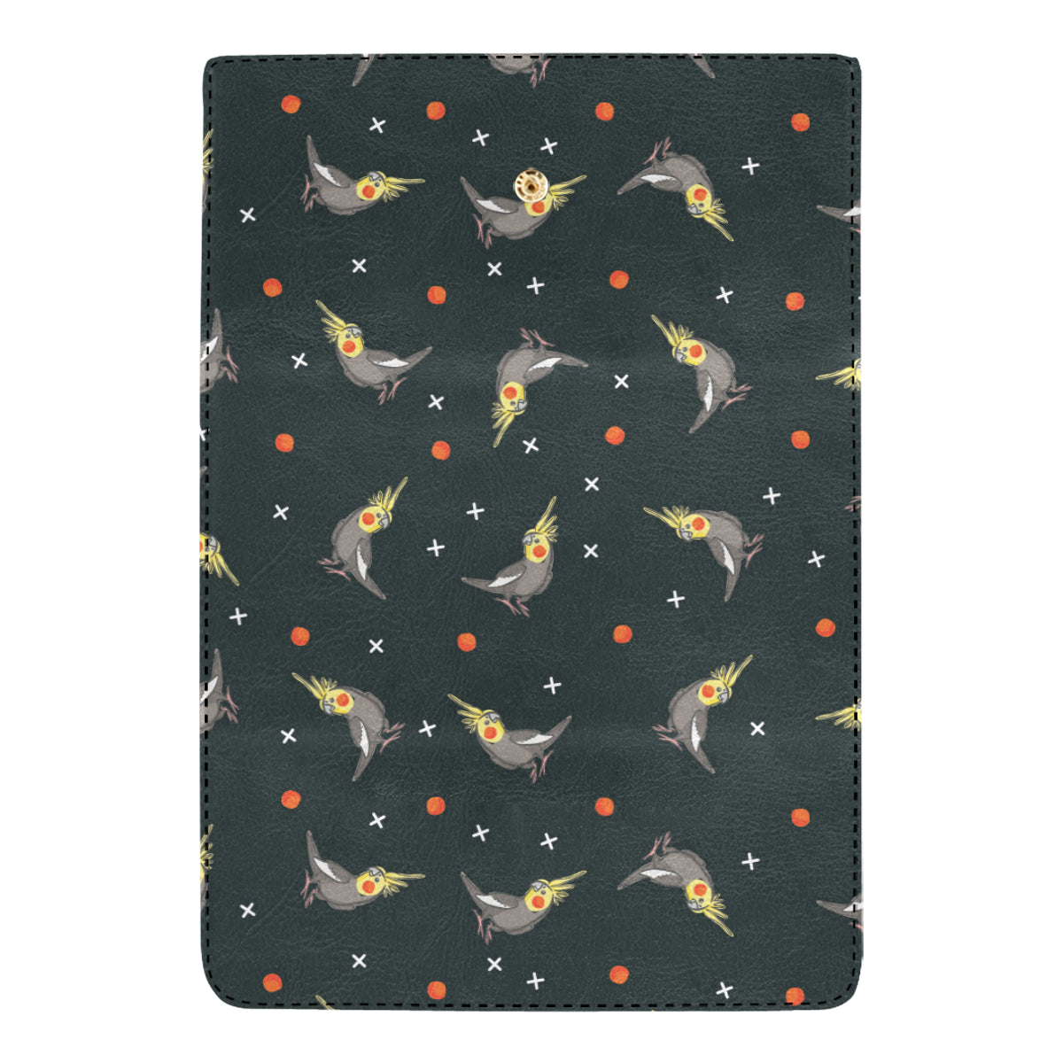 Cockatiel Pattern Print Design 02 Women's Trifold Wallet
