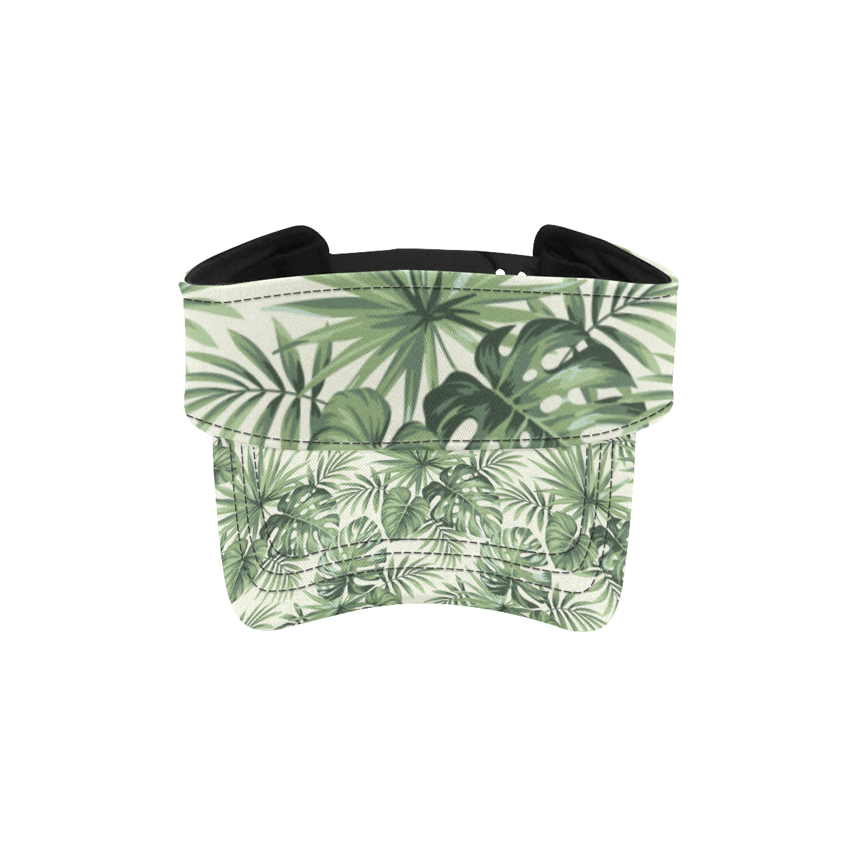 Palm Leaf Pattern Print Design A02 Unisex Sun Visor