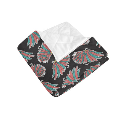 Angel Wings Pattern Print Design 05 Premium Quilt