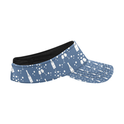 Champagne Pattern Print Design 05 Unisex Sun Visor
