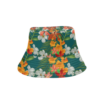 Amaryllis Pattern Print Design AL06 Unisex Bucket Hat