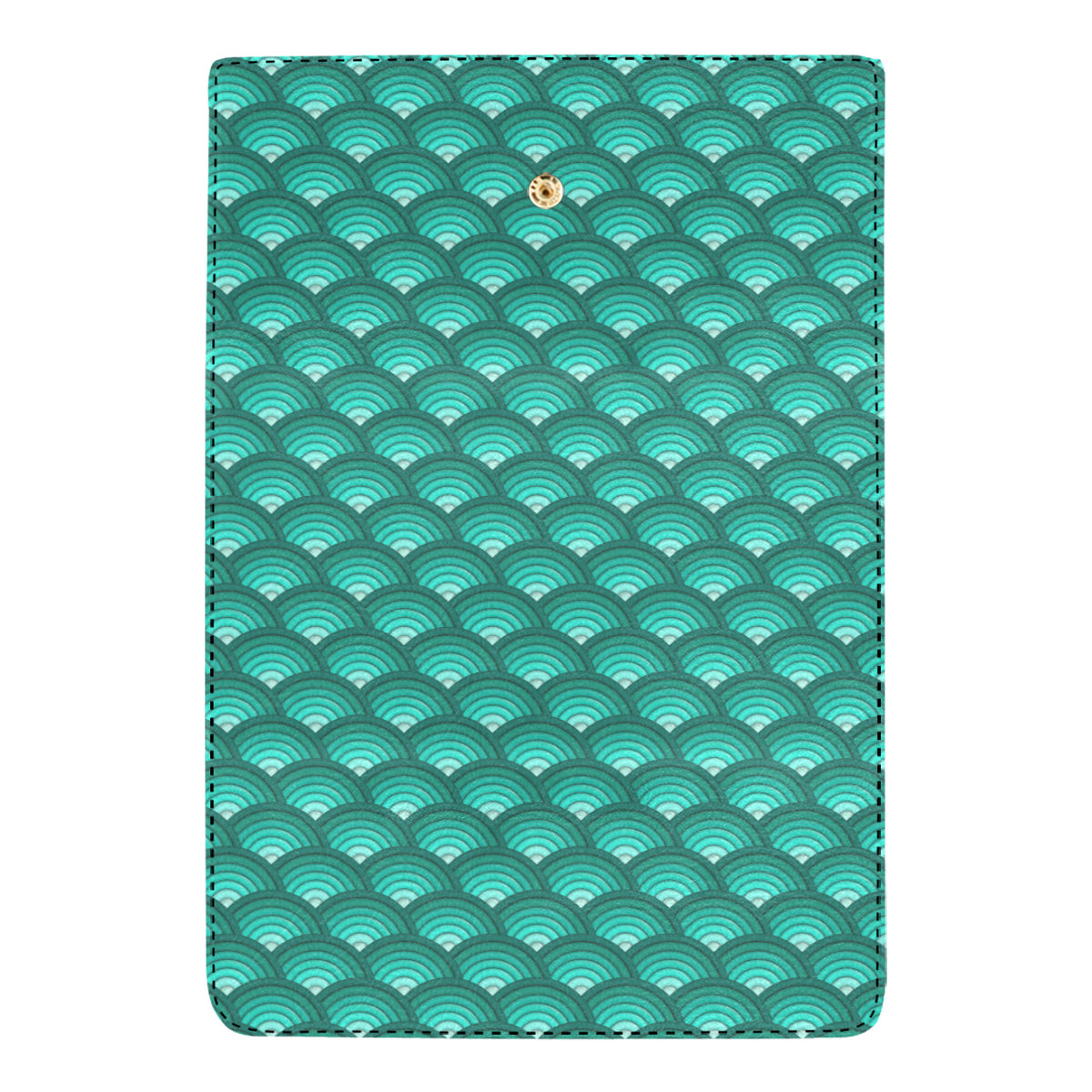 Scales Pattern Print Design 01 Women's Trifold Wallet