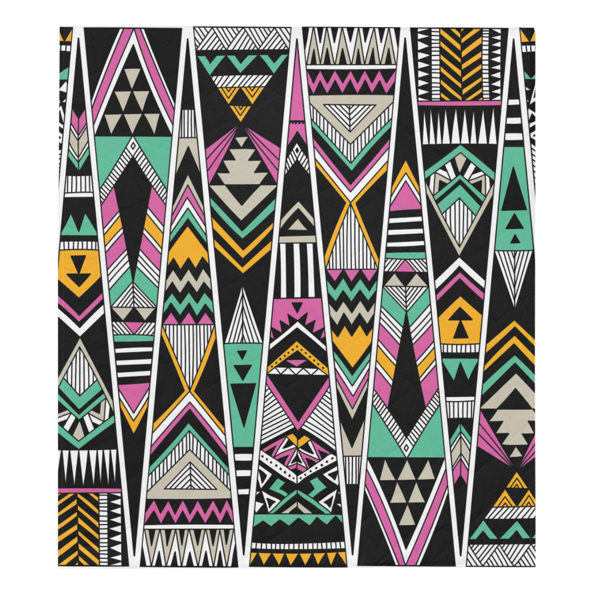 Tribal Aztec Triangle Premium Quilt