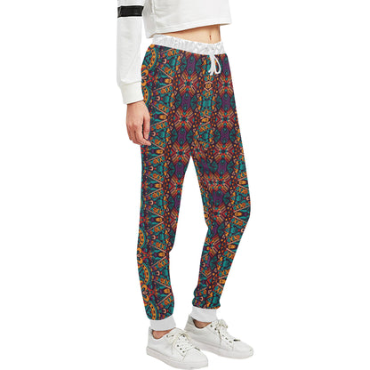 Ethnic Style Print Pattern Unisex Sweatpants