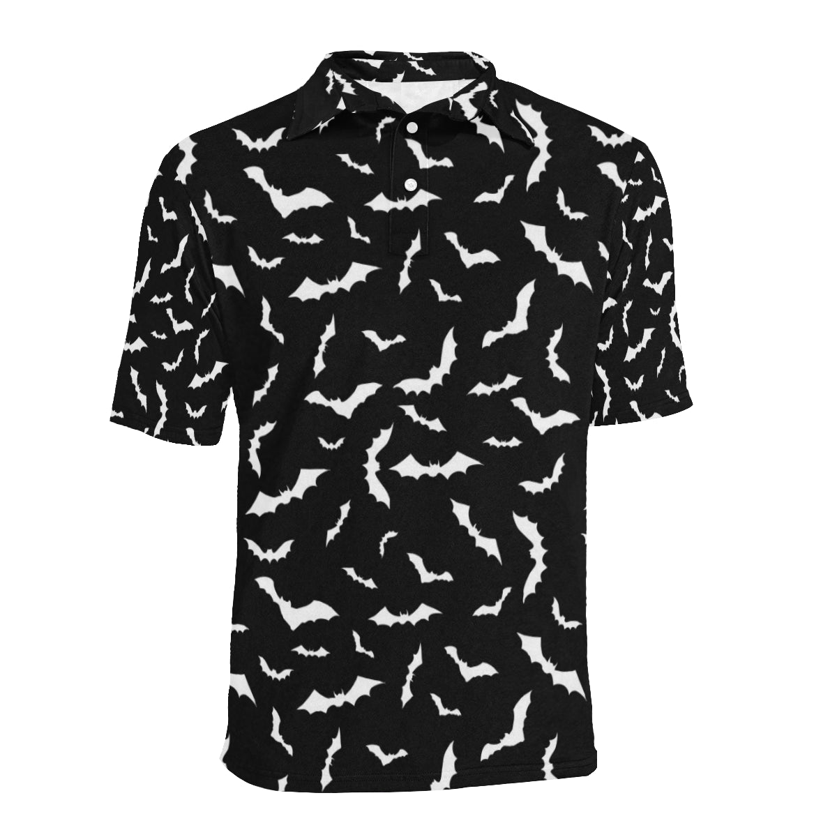 Bat Pattern Print Design 05 Men Polo Shirt