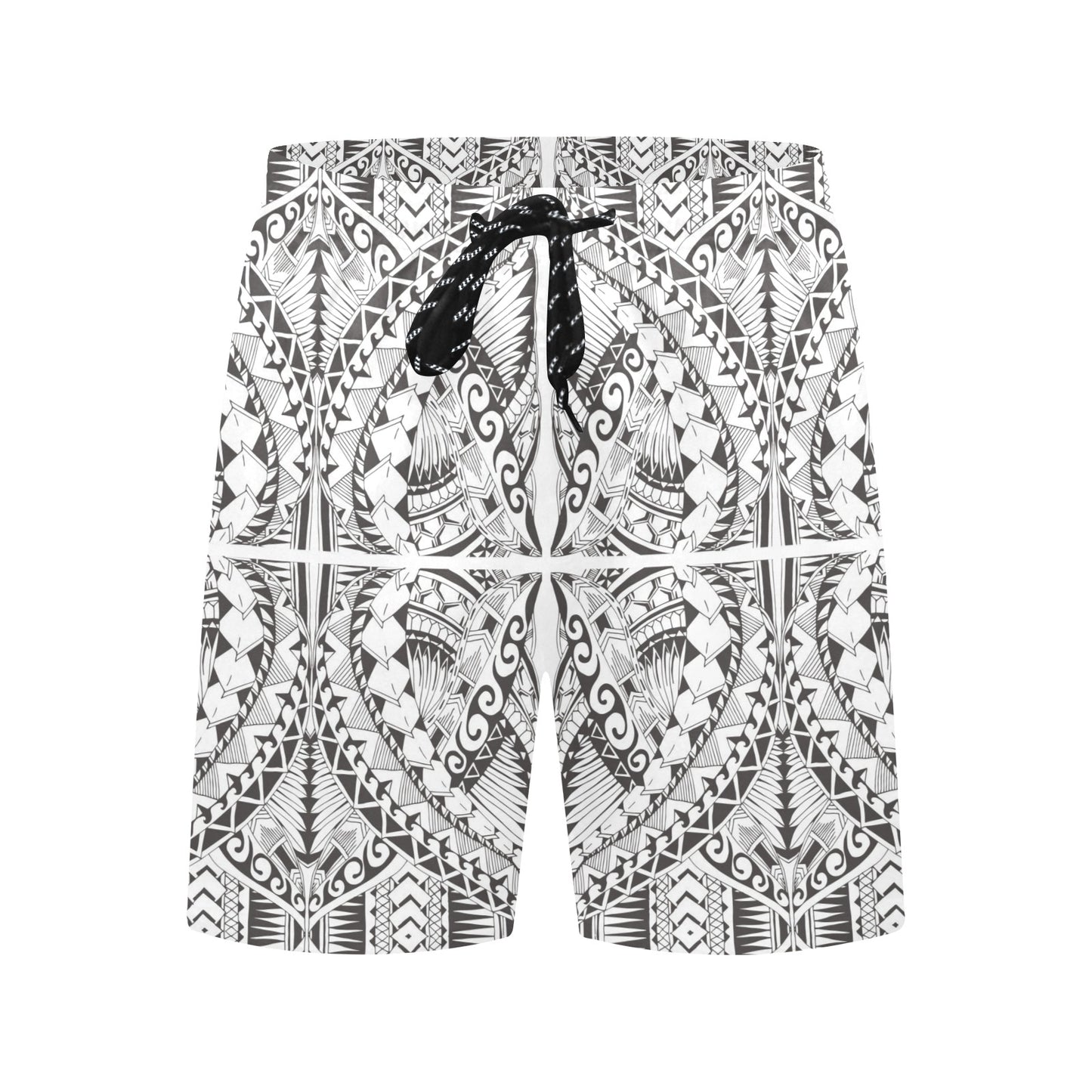 Samoan Style Print Design LKS301 Men's Swim Trunks Beach Shorts