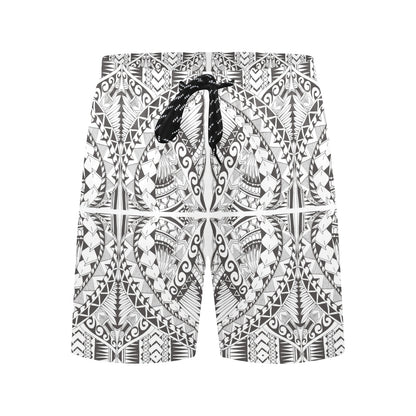 Samoan Style Print Design LKS301 Men's Swim Trunks Beach Shorts