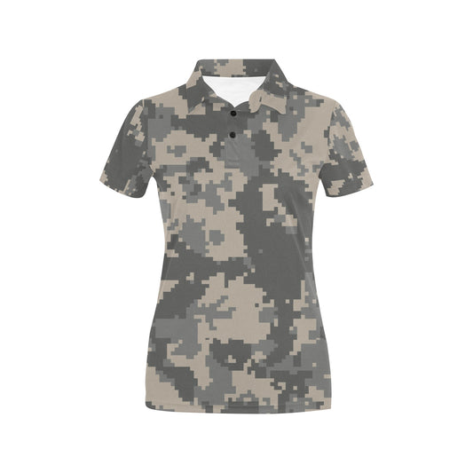 ACU Digital Camouflage Women's Polo Shirt