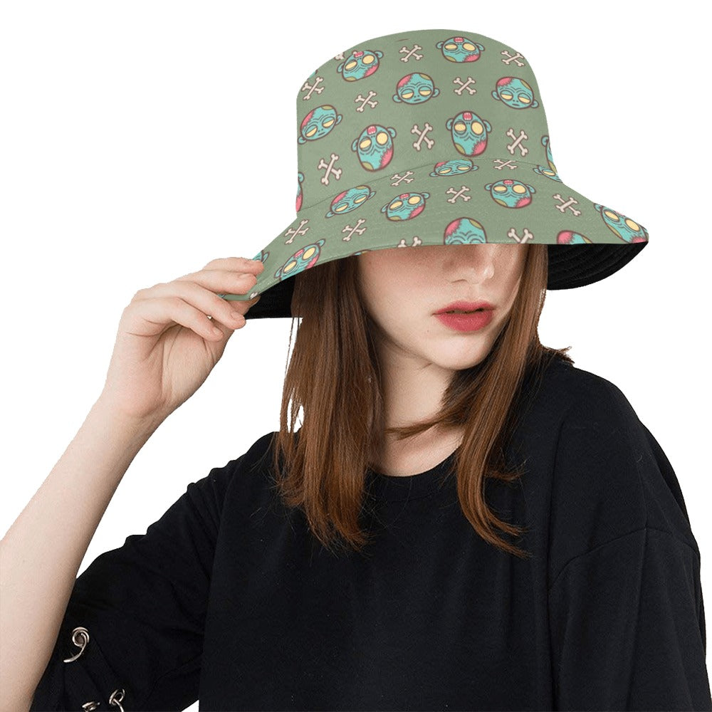 Zombie Print Design LKS301 Unisex Bucket Hat
