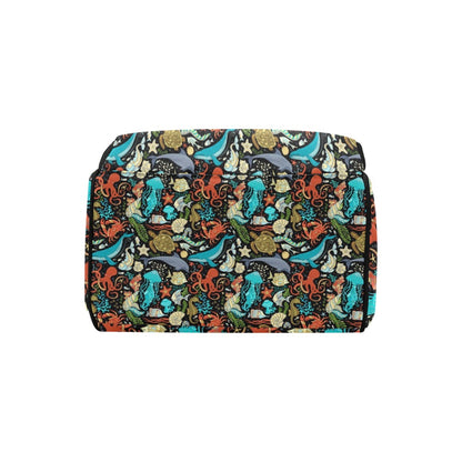 Underwater Animal Print Design LKS301 Diaper Bag Backpack