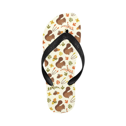 Squirrel Print Design LKS3010 Flip Flops