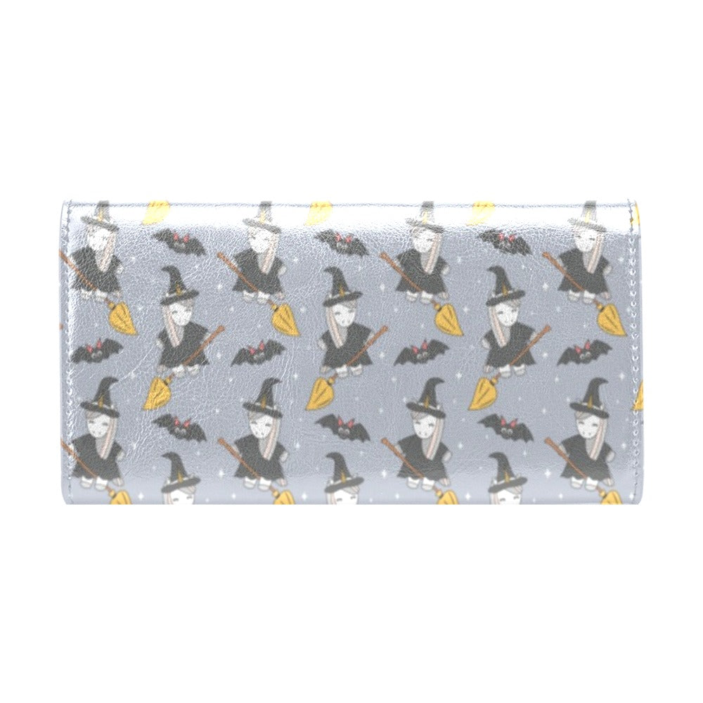 Witch Print Design LKS307 Women's Trifold Wallet