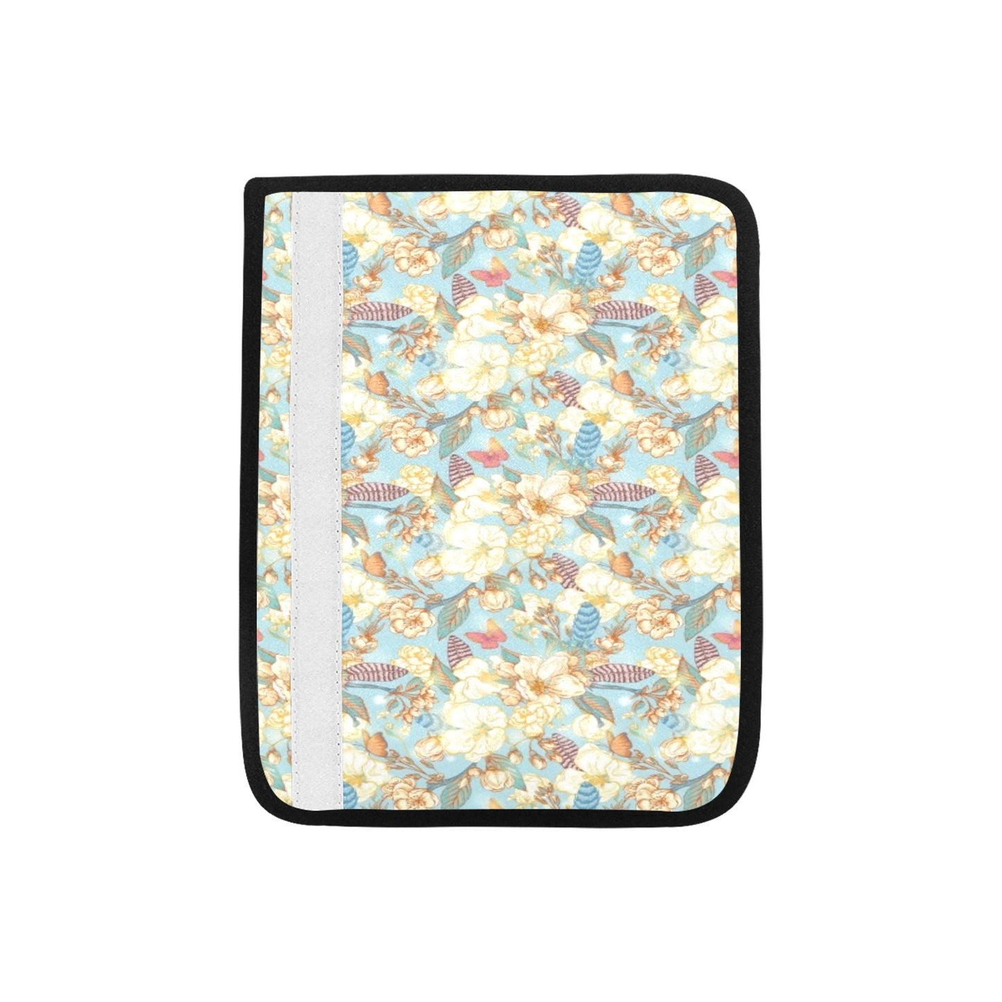 Summer Floral Print Design LKS302 Car Seat Belt Cover