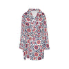 Suzani Print Design LKS304 Women's Fleece Robe