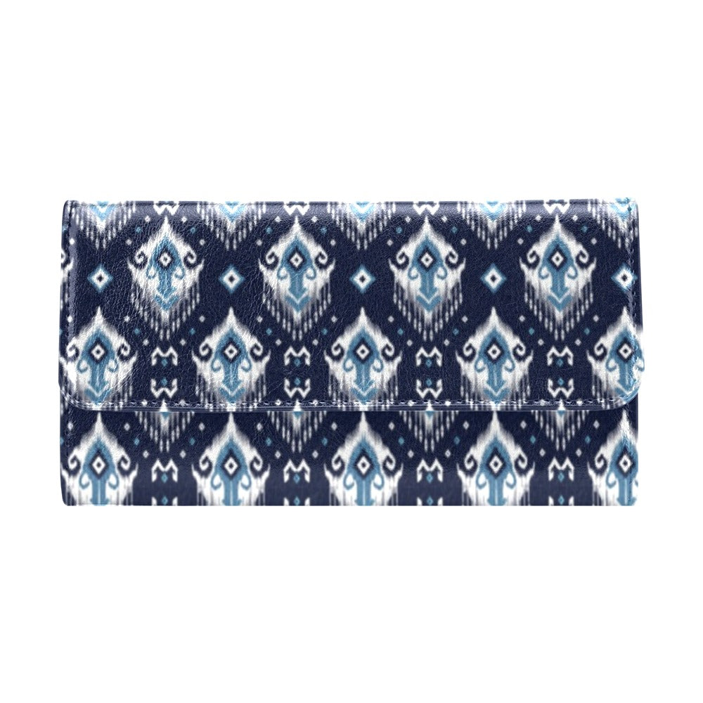 Ethnic Ornament Print Pattern Women's Trifold Wallet