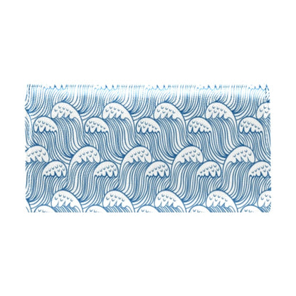 Wave Print Design LKS306 Women's Trifold Wallet