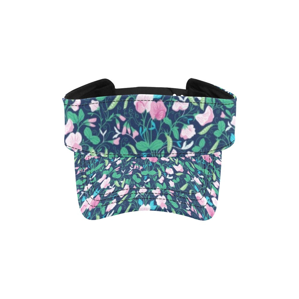 Sweet Pea Print Design LKS303 Unisex Sun Visor