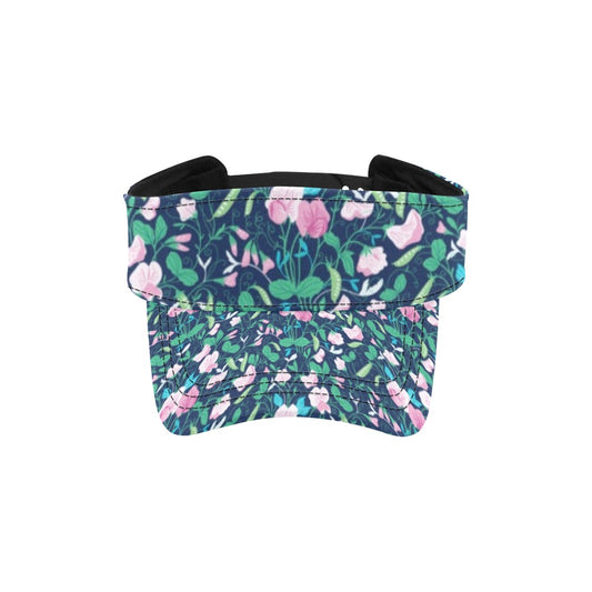 Sweet Pea Print Design LKS303 Unisex Sun Visor