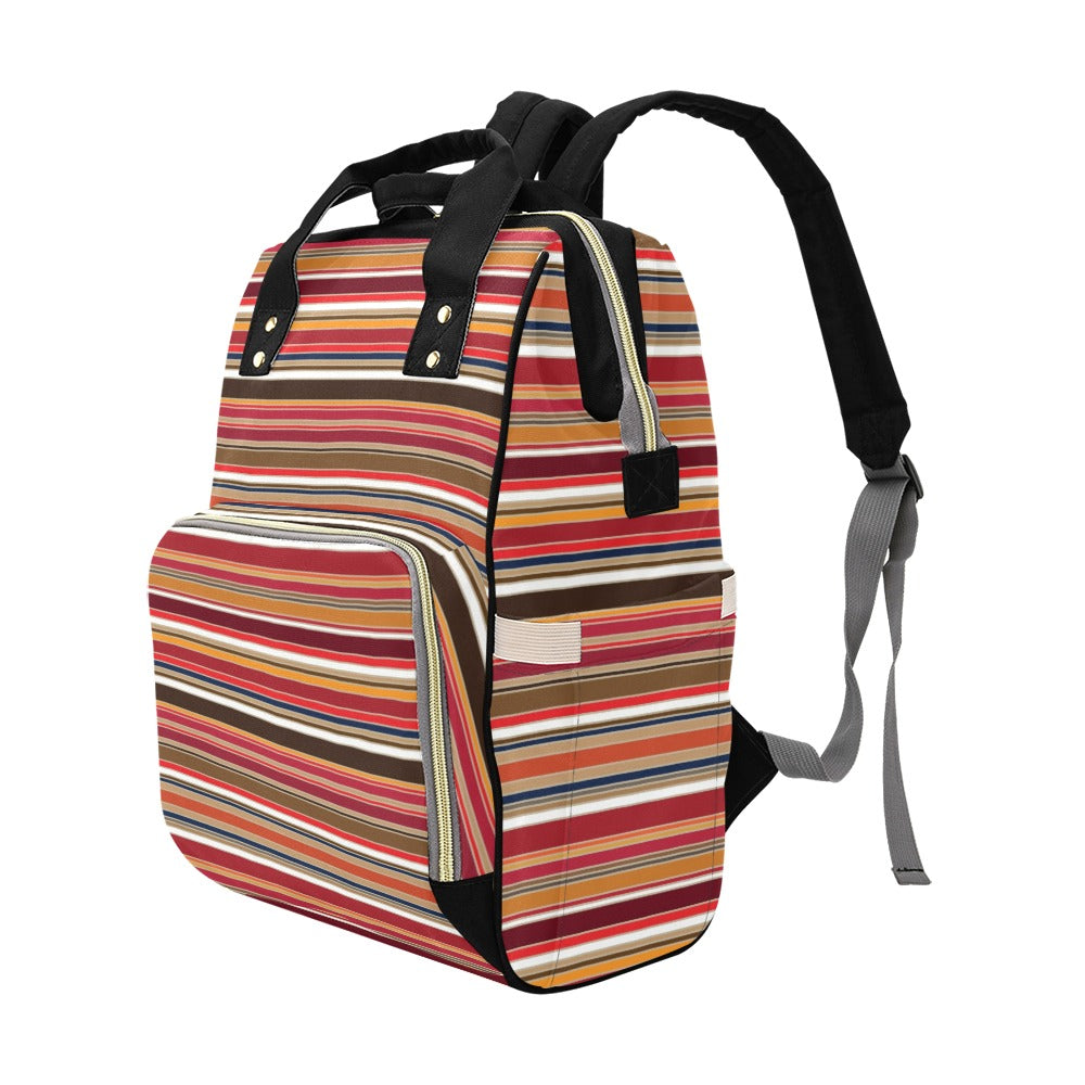 Serape Print Design LKS301 Diaper Bag Backpack
