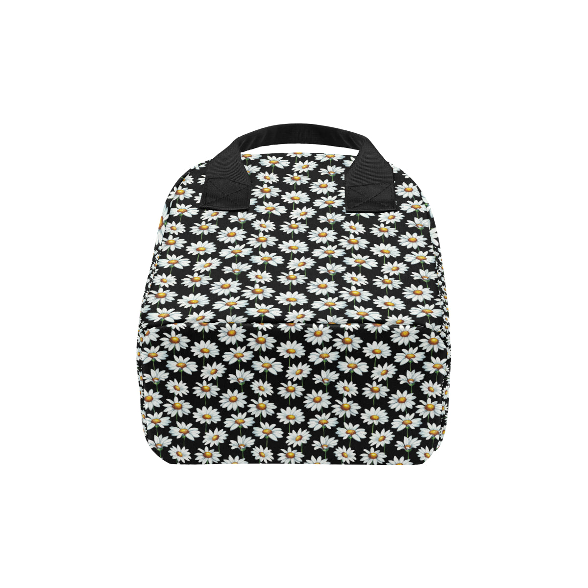 Daisy Print Pattern Insulated Lunch Bag