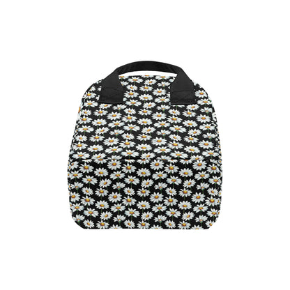 Daisy Print Pattern Insulated Lunch Bag
