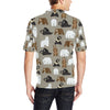 Bear Pattern Print Design BE03 Men Polo Shirt