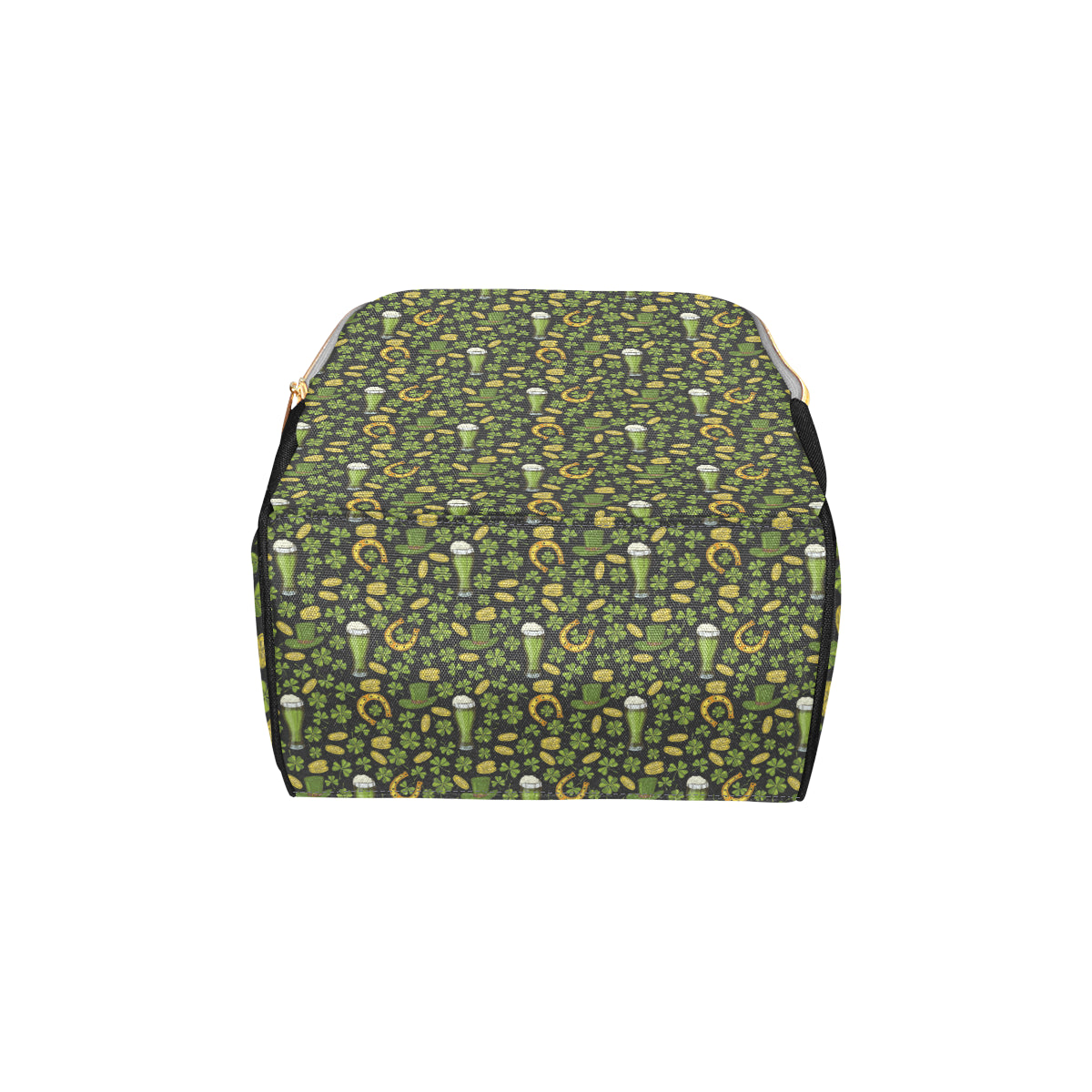 Clover St Patricks Pattern Print Design 03 Diaper Bag Backpack