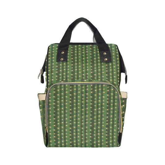 Cactus Skin Print Pattern Diaper Bag Backpack