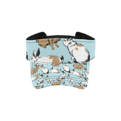 Rabbit Pattern Print Design RB018 Unisex Sun Visor