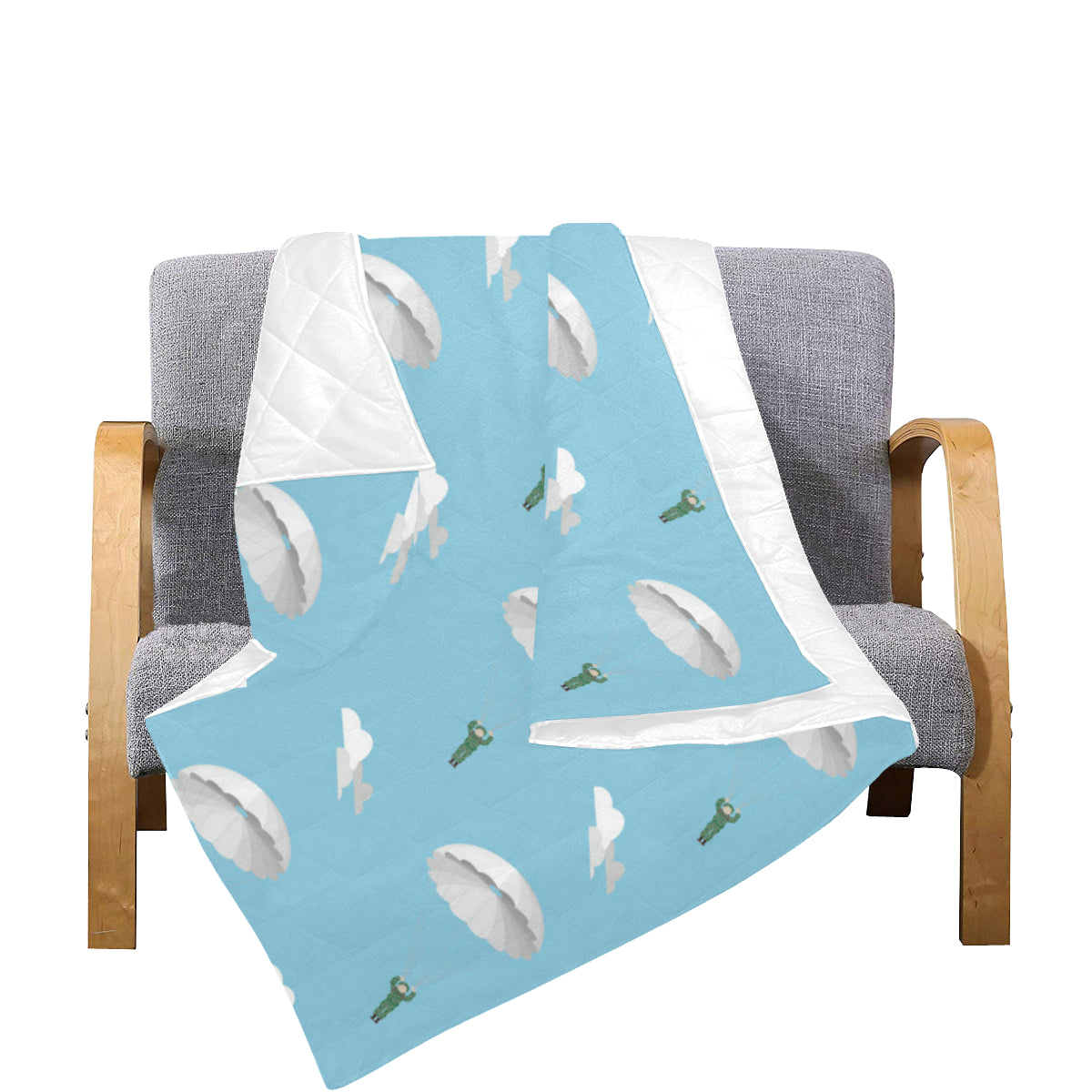 Paratrooper Pattern Print Design A02 Premium Quilt