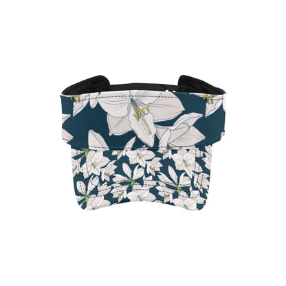 Amaryllis Pattern Print Design 01 Unisex Sun Visor