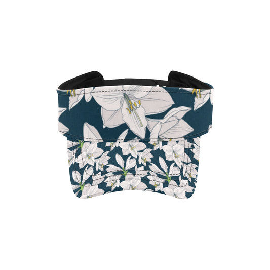 Amaryllis Pattern Print Design 01 Unisex Sun Visor