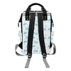 Hockey Print Design LKS303 Diaper Bag Backpack