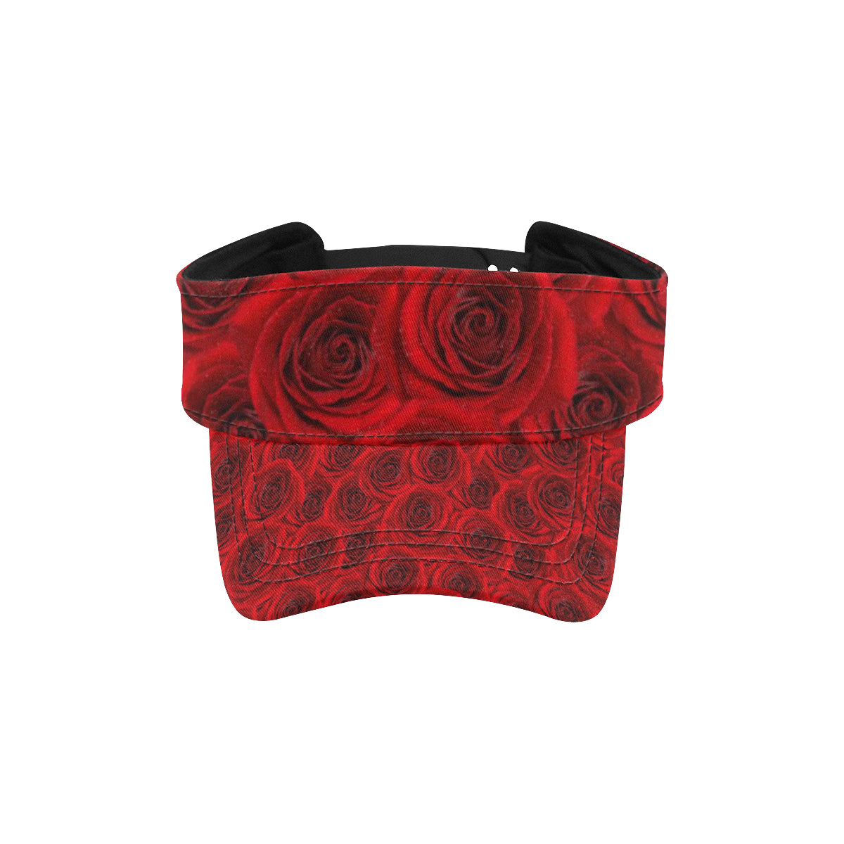 Rose Red Pattern Print Design RO04 Unisex Sun Visor