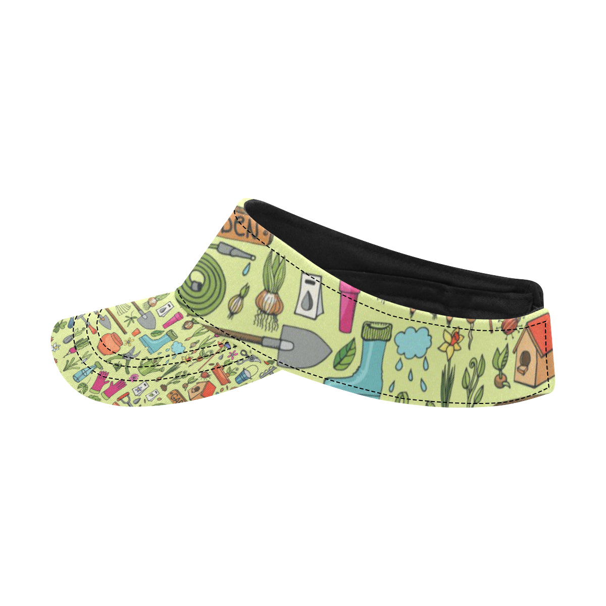 Gardening Pattern Print Design G02 Unisex Sun Visor