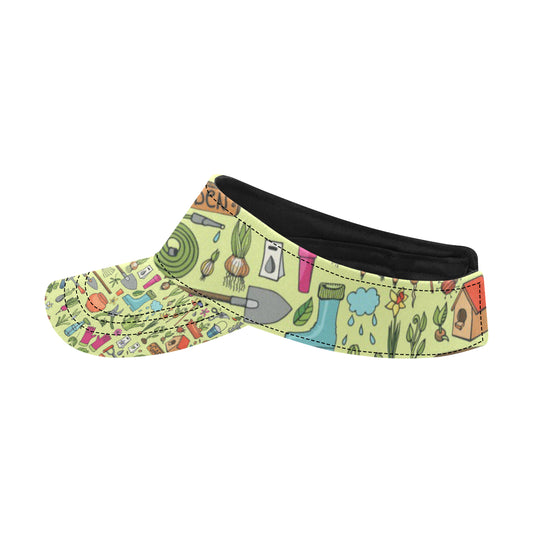 Gardening Pattern Print Design G02 Unisex Sun Visor