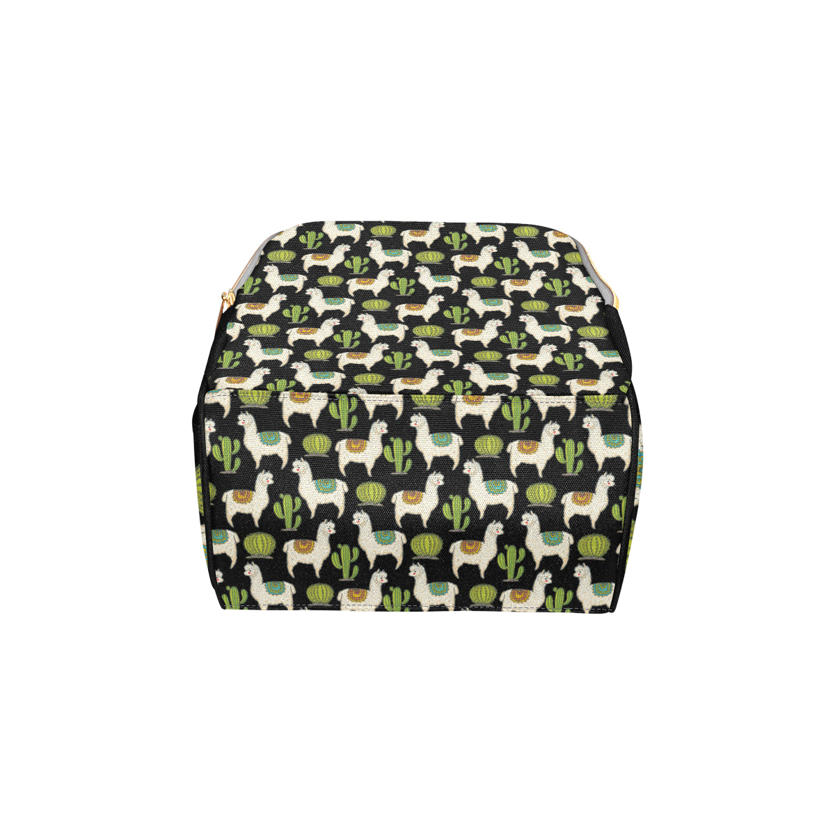 Alpaca Cactus Pattern Print Design 07 Diaper Bag Backpack