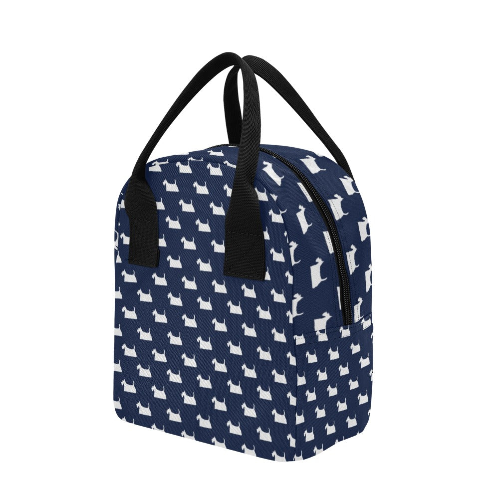 Scottish Terriers Print Design LKS303 Insulated Lunch Bag