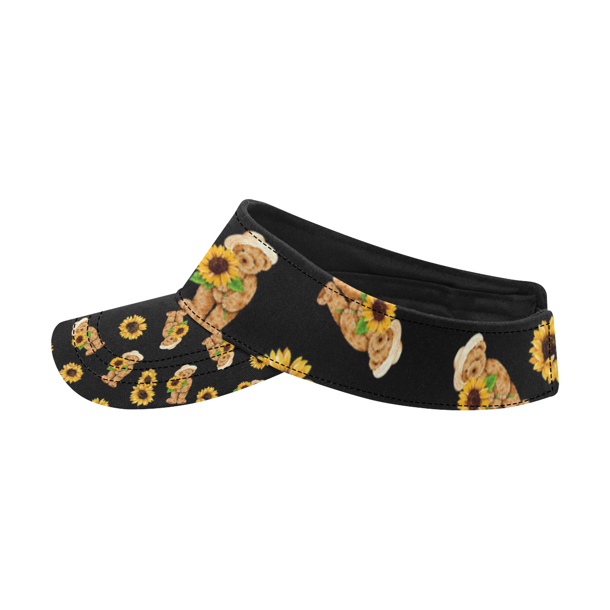 Sunflower Pattern Print Design SF016 Unisex Sun Visor