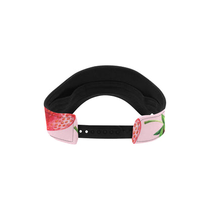 Strawberry Pattern Print Design SB03 Unisex Sun Visor